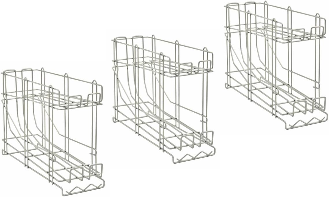 28W-171 FIFO Wire Can Rack, Holds (12) #5 Cans or (8) #10 Cans, Metal Construction, FIFO Design