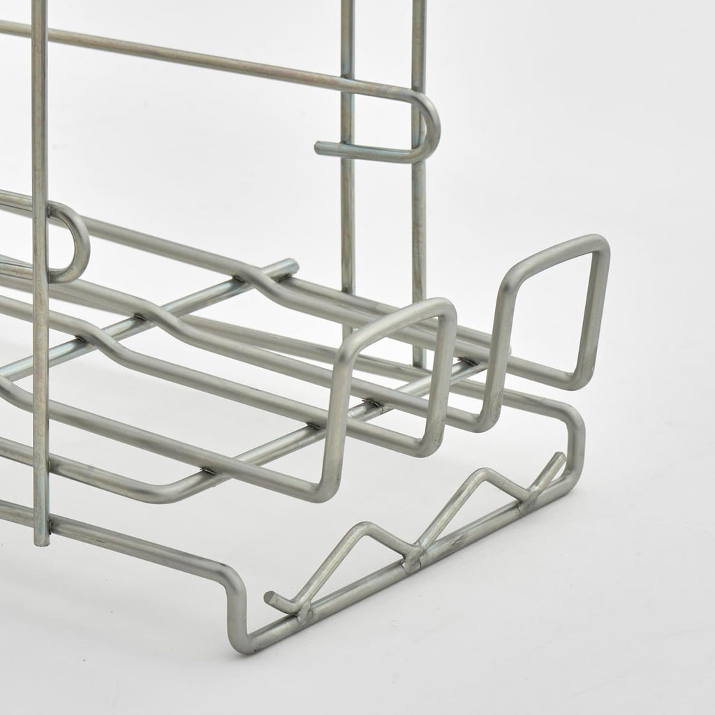 28W-171 FIFO Wire Can Rack, Holds (12) #5 Cans or (8) #10 Cans, Metal Construction, FIFO Design