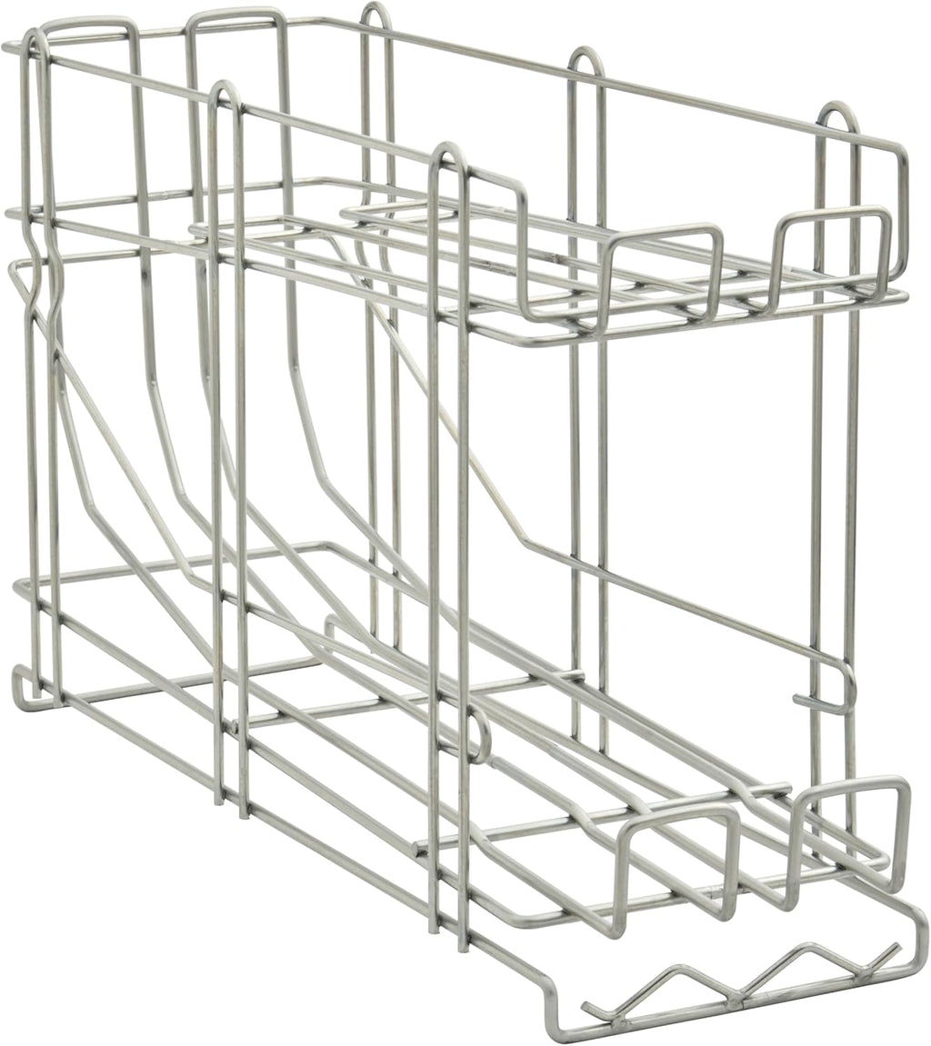 28W-171 FIFO Wire Can Rack, Holds (12) #5 Cans or (8) #10 Cans, Metal Construction, FIFO Design