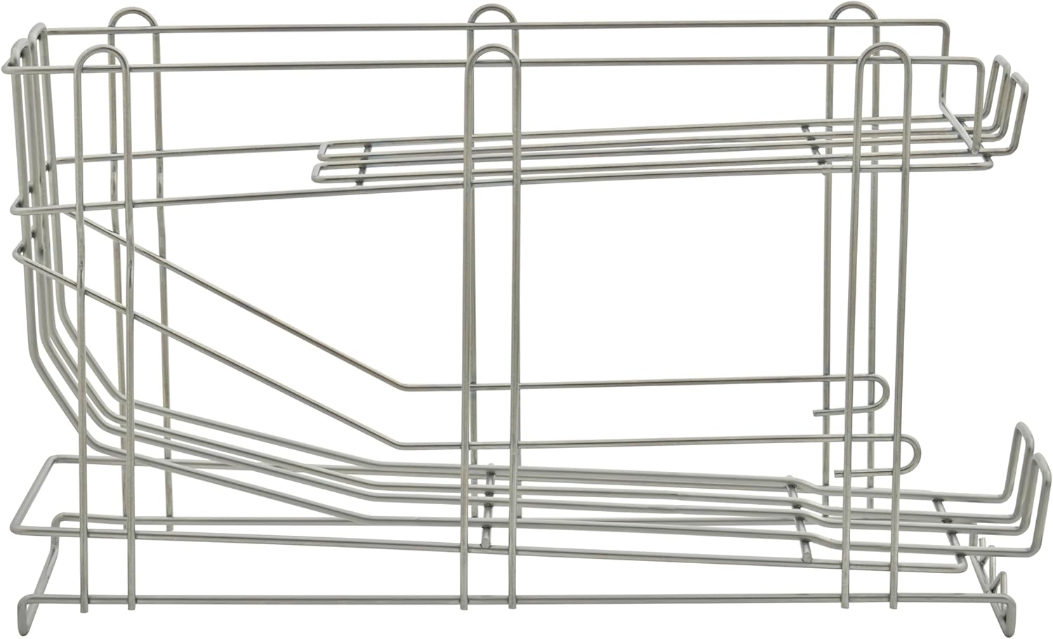 28W-171 FIFO Wire Can Rack, Holds (12) #5 Cans or (8) #10 Cans, Metal Construction, FIFO Design