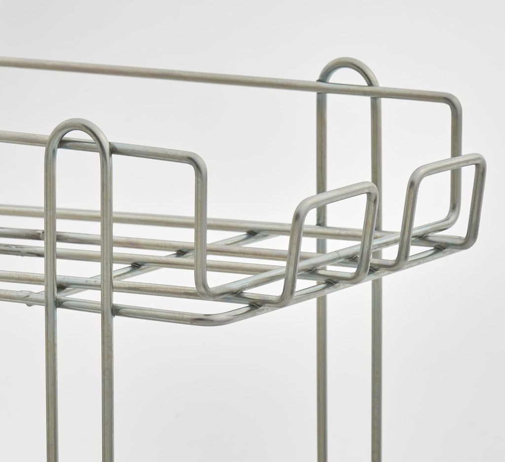 28W-171 FIFO Wire Can Rack, Holds (12) #5 Cans or (8) #10 Cans, Metal Construction, FIFO Design